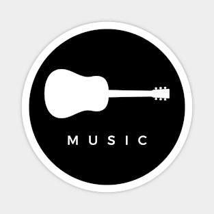 Music Acoustic Guitar Magnet